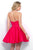 Intrigue - 363 Strapless Sweetheart A-line Dress In Pink