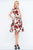 Ieena Duggal  - Cap Dress Style 25300I in Floral and Print