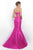 Blush - Rich Embroidered Two-Piece Trumpet Gown 11341 in Pink and Multi-Color
