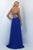 Lovely Crystal Encrusted A-Line Gown 11050