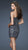 La Femme - Elegant, Sequined Straight Across Column Dress 18240 in Gray