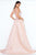 Ieena Duggal  - V Neck Gown Style 8863I in Pink