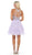 May Queen - MQ1643 Lace Applique Jewel Neck Sleeveless Cocktail Dress