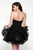 Blush Couture - C1100 Plunging Sweetheart Tiered Tulle Dress