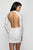 Blush Black - B114 Sequined Baroque Motif Long Sleeve Dress