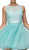 Dancing Queen - 8741 Sleeveless Lacy Illusion Short Cocktail Dress