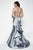 Blush - 11635 Cutout Back Beaded Illusion Mermaid Gown
