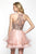 Intrigue - 472 Glittering Metallic Lace Tulle A-line Dress
