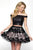 Blush - 11604 Two Piece Sequined Off-Shoulder A-line Dress