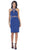 Illusion Halter Sheath Cocktail Dress