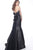 Jovani - 68240 Straight Across Fitted Mermaid Dress In Black