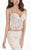 Tarik Ediz - 92691 Spaghetti Strap Two-Piece Lace Gown In White
