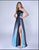 3000 Dress in Black/Fuchsia