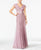Adrianna Papell - Sequined Sheath Gown 91891700 in Pink