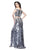 Primavera - 3008 Two Piece Embellished Sheath Dress in Silver
