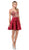 Dancing Queen - 3009 Beaded V-neck A-line Homecoming Dress