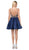 Dancing Queen - 3009 Beaded V-neck A-line Homecoming Dress