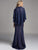 Lara Dresses - Beaded Strapless Sweetheart Long Gown With Cape 33214, Blue, Neutral