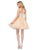 Dancing Queen - 3014 Strapless Embellished Sweetheart Homecoming Dress In Nude