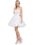 Dancing Queen - 3014 Strapless Embellished Sweetheart Homecoming Dress In White