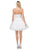 Dancing Queen - 3014 Strapless Embellished Sweetheart Homecoming Dress In White