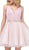 Dancing Queen - 3019 Crystal Beaded Lace A-line Homecoming Dress