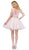 Dancing Queen - 3019 Crystal Beaded Lace A-line Homecoming Dress