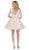 Dancing Queen - 3019 Crystal Beaded Lace A-line Homecoming Dress
