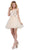 Dancing Queen - 3020 Beaded V-Neck A-Line Homecoming Dress