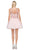 Dancing Queen - 3020 Beaded V-Neck A-Line Homecoming Dress