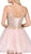 Dancing Queen - 3021 Bedazzled V-neck A-line Homecoming Dress