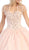 Strapless Sweetheart Jewel Crusted Evening Gown
