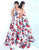 Ieena Duggal  - 30275 I Bustier Gown In White Multi