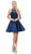 Dancing Queen - 3028 Halter A-Line Homecoming Cocktail Dress