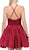 Dancing Queen - 3028 Halter A-Line Homecoming Cocktail Dress