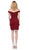 Dancing Queen - 3032 Crystal Beaded Lace Off-Shoulder Homecoming Dress