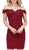 Dancing Queen - 3032 Crystal Beaded Lace Off-Shoulder Homecoming Dress