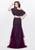 Primavera - 3034 Two Piece Embellished Dress in Purple
