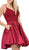 Dancing Queen Jeweled Lace Bodice Homecoming Dress 3037 In Red