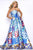 Mac Duggal - Prom Style 30378M in Blue and Multi-Color