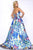 Mac Duggal - Prom Style 30378M in Blue and Multi-Color