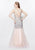 Primavera - 3039 Sparkling Sequined Sleeveless Mermaid Gown in Pink