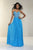 Xcite Prom - Strapless with Embellished Sequin Gown 30509 in Blue
