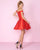 Mac Duggal - 30511C Off Shoulder Fitted Cocktail Dress In Red