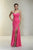 Xcite Prom - Ruched Sweetheart with Side Slit Gown 30563 in Pink