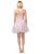Dancing Queen - 3056 Strapless Embellished A-line Dress In Pink