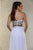 Xcite Prom - Gild Embellished Strapless A-line Gown 30581 in White and Gold