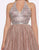Mac Duggal Prom - 30587M Beaded Plunging Halter Ballgown In Pink