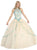 Bejeweled Lace Illusion Halter Evening Gown
