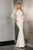 Xcite Prom - Long Sleeves Lace Long Dress 30614 in White